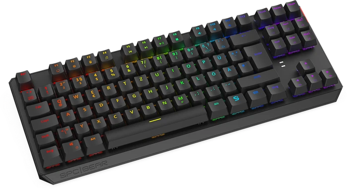 Endorfy SilentiumPC SPC Gear GK630K Tournament, LEDs RGB, Kailh BLUE, USB, DE