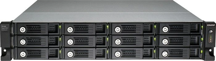 QNAP Rack Expansion Unit UX-1200U-RP 96TB, 1x USB 3.0, 2HE