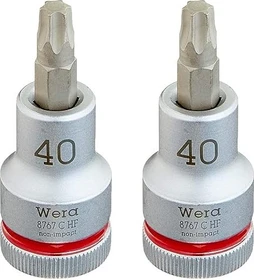 Wera 8767 C HF Zyklop Torx Steckschlüssel 1/2", T40x60mm