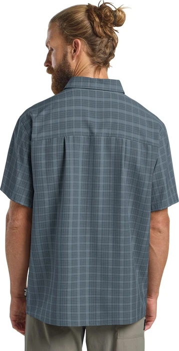 Jack Wolfskin Meseta Hemd kurzarm check dark navy (Herren)