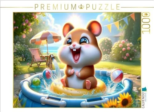 Calvendo Sommertage und Planschvergnügen: Ein Hamster entdeckt das Wasser