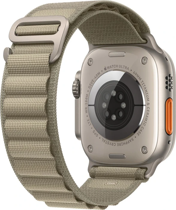 Apple Alpine Loop Medium für Apple Watch Ultra (49mm) oliv