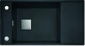 Franke Fresno FSG 211 Becken reversibel mit Ablauffernbedienung onyx