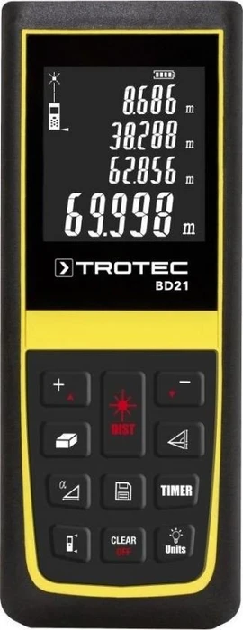 Trotec BD21 Batterie-Laser-Entfernungsmesser inkl. Tasche