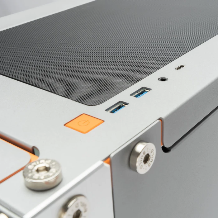 In Win Dubili Titanium Grey DIY Edition, modular, grau, Glasfenster