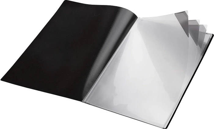 Veloflex Diamond Sichtbuch, A4, schwarz, inkl. 4 Klarsichthüllen
