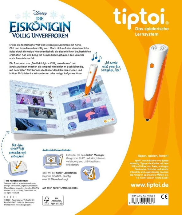 Ravensburger tiptoi Buch: Die Eiskönigin - Völlig unverfroren