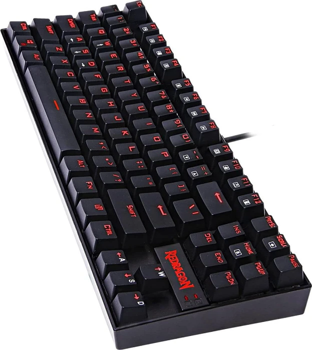 Redragon Kumara TKL, LEDs rot, schwarz, Outemu Red, USB, US