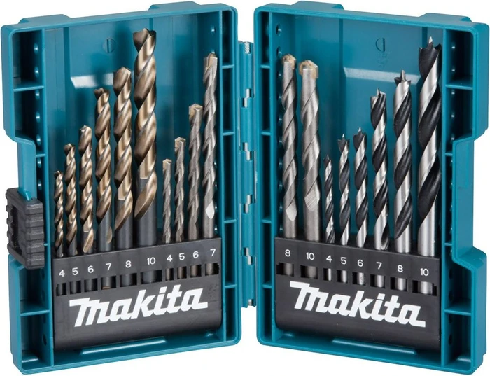 Makita Bohrer-Sortiment inkl. Werkzeugbox, 18-tlg.