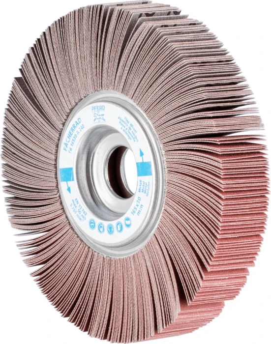 Pferd FR 16530/25.4 A 240 Lamellenschleifwalze K240, 165x30mm, 2 Stück