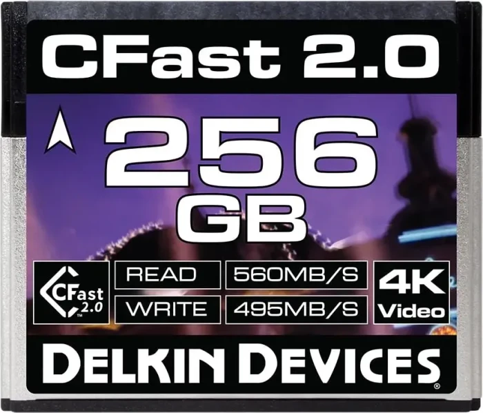 Delkin Cinema, CFast 2.0 CompactFlash Card