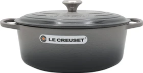 Le Creuset Signature Gusseisen Bräter oval 31cm 6.3l flint