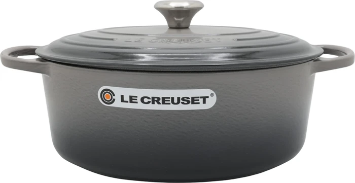 Le Creuset Signature Gusseisen Bräter oval 31cm 6.3l flint