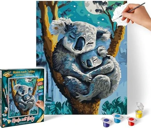 Schipper Arts & Crafts Malen nach Zahlen Koala mit Baby