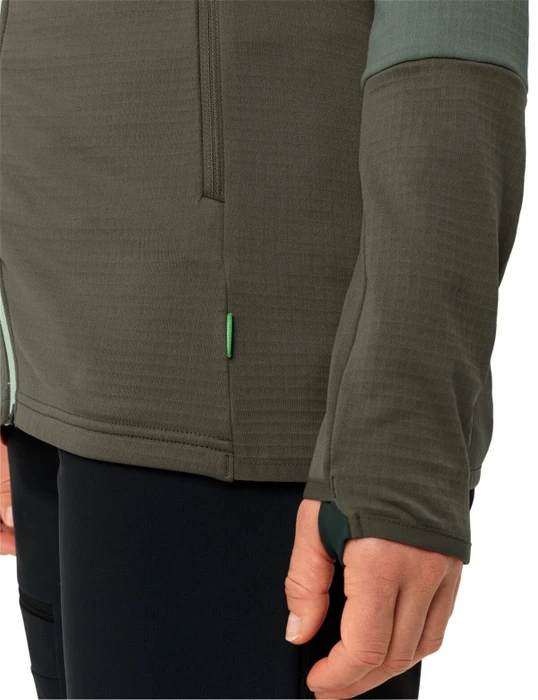 Vaude Monviso Grid Fleece Funktionsjacke agave (Damen)
