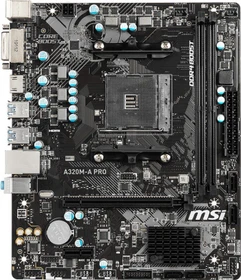 MSI A320M-A Pro (AMD AM4)