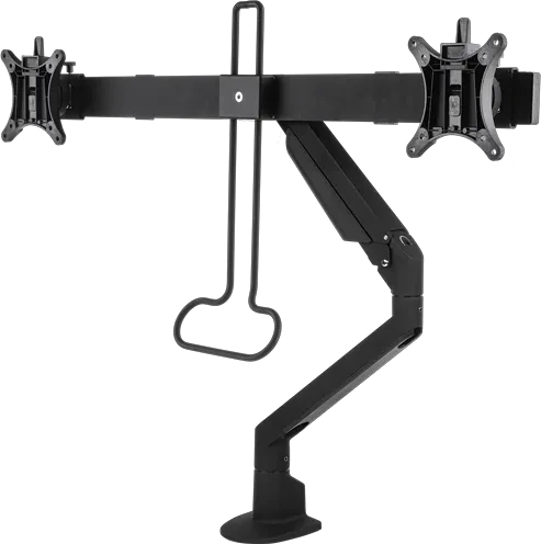 Fellowes Chicago Crossbar Monitorarm Dual schwarz