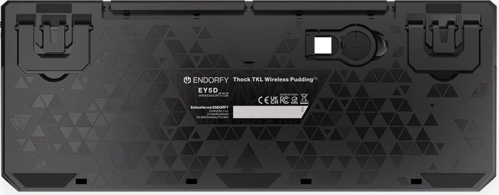 Endorfy Thock TKL Wireless Pudding, PBT, LEDs RGB, hot-swap, Kailh Box BROWN, USB/Bluetooth, DE