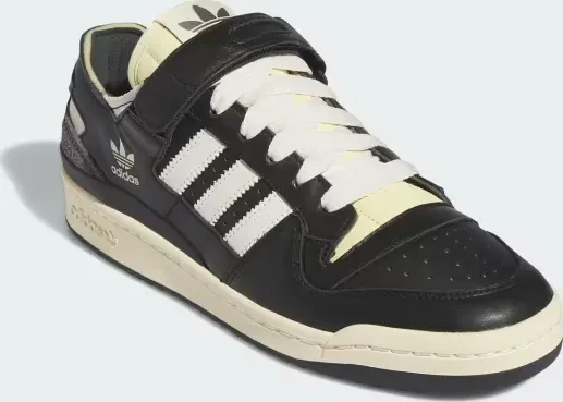 adidas Forum 84 Low core black/cream white/easy yellow (Herren)