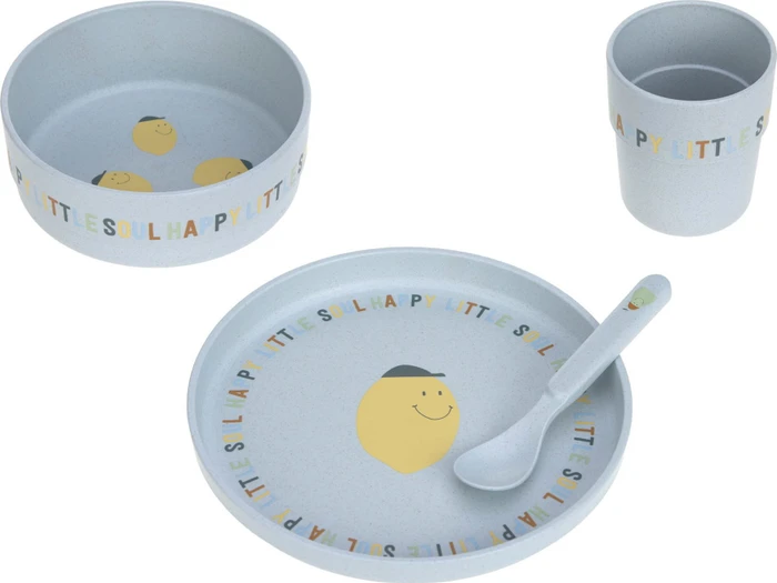 Lässig Happy Fruits Zitrone Kinderservice, 4-tlg.