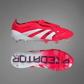 adidas Predator Elite Fold-Over Tongue FG lucid red/core white/core black