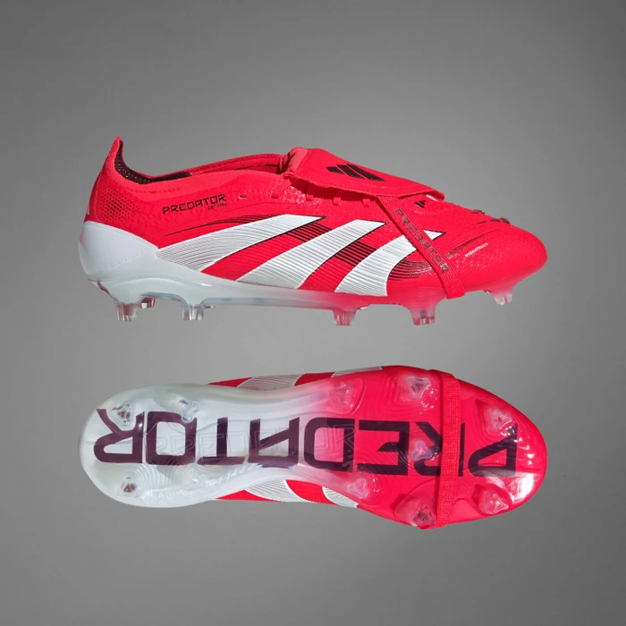 adidas Predator Elite Fold-Over Tongue FG lucid red/core white/core black