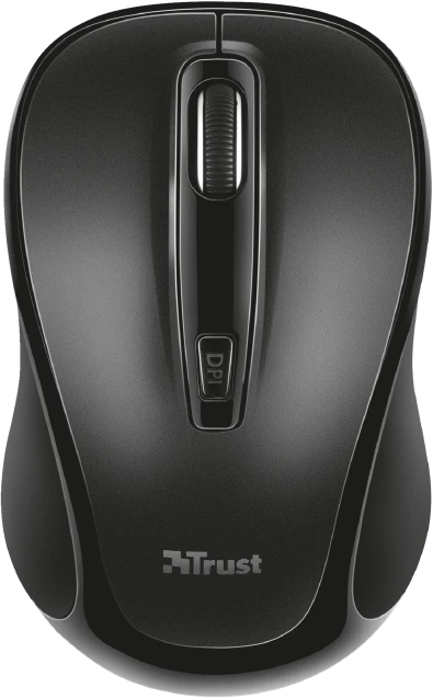 Trust Zelo Silent Click Wireless Mouse schwarz/grau, USB