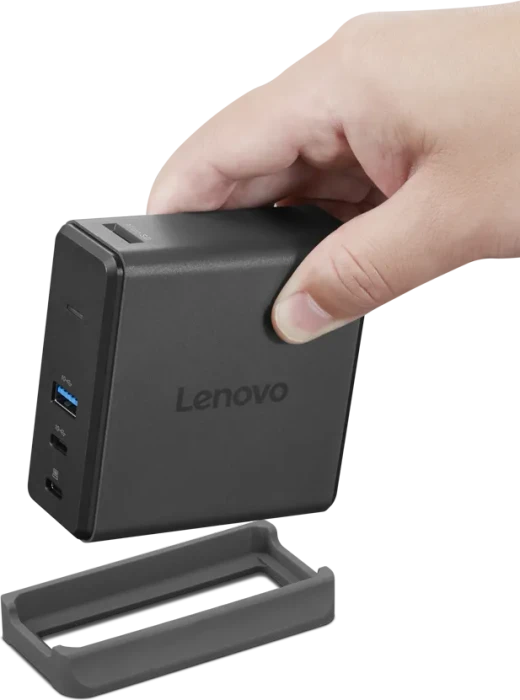 Lenovo X9 Dock mit integriertem Netzteil, USB-C 3.1 [Buchse]