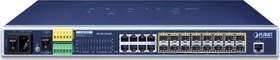 Planet MGSW Rackmount Gigabit Managed Switch, 16x SFP, 8x RJ-45 (MGSW-24160F)