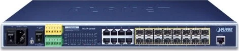 Planet MGSW Rackmount Gigabit Managed Switch, 16x SFP, 8x RJ-45