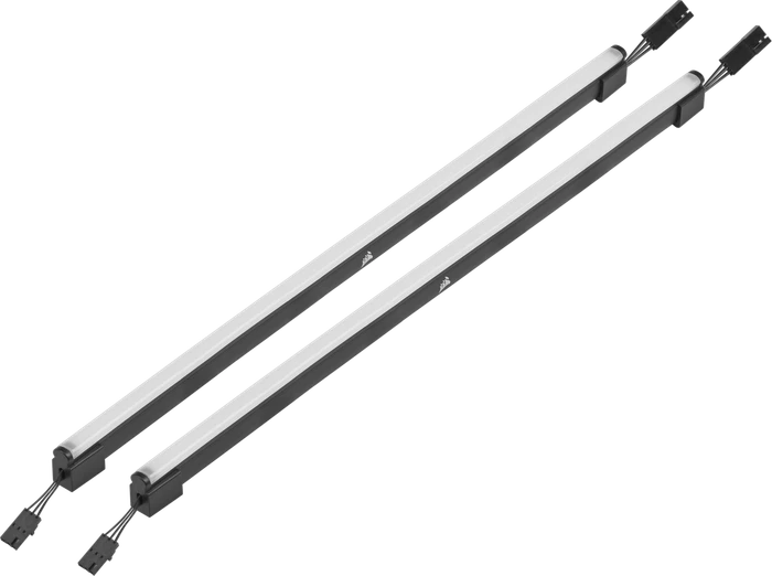 Corsair iCUE LS100 Smart Lighting Strip Expansion Kit, 2x LED-Streifen, schwarz/weiß