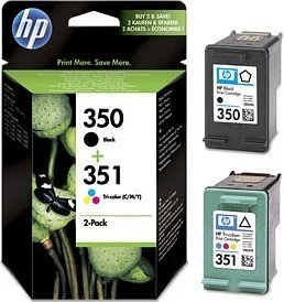 HP Druckkopf mit Tinte 350+351 schwarz/dreifarbig