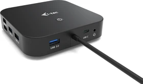 i-tec USB-C Dual Display Docking Station, inkl. Netzteil, USB PD 100W, USB-C 3.1 [Stecker] (C31DUALDPDOCKPD100W)
