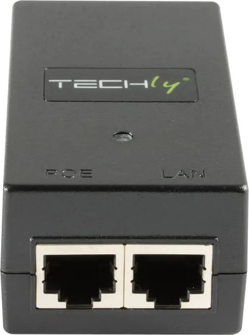 Techly Desktop PoE-Injektor, 2x RJ-45, 15W PoE