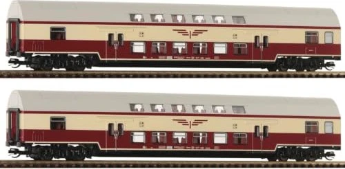 Roco - Spur H0 Personenwagen - Doppelstockwagen Sputnik, DR