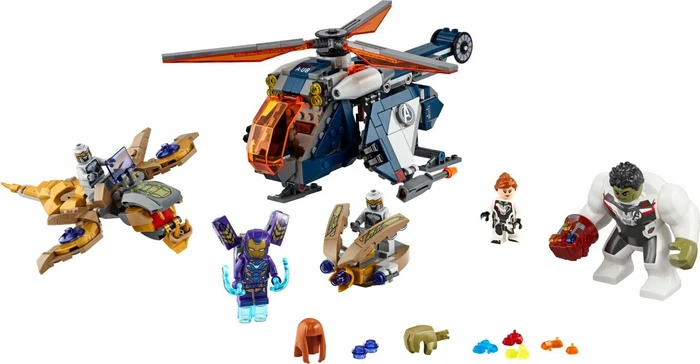 LEGO Marvel Super Heroes Spielset - Avengers Hulk Helikopter Rettung