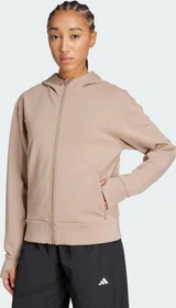 adidas Designed 4 Training Hoodie chalky brown (Damen)