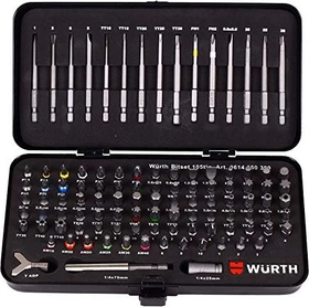Würth Sortiment Bitset inkl. Werkzeugbox, 105-tlg.