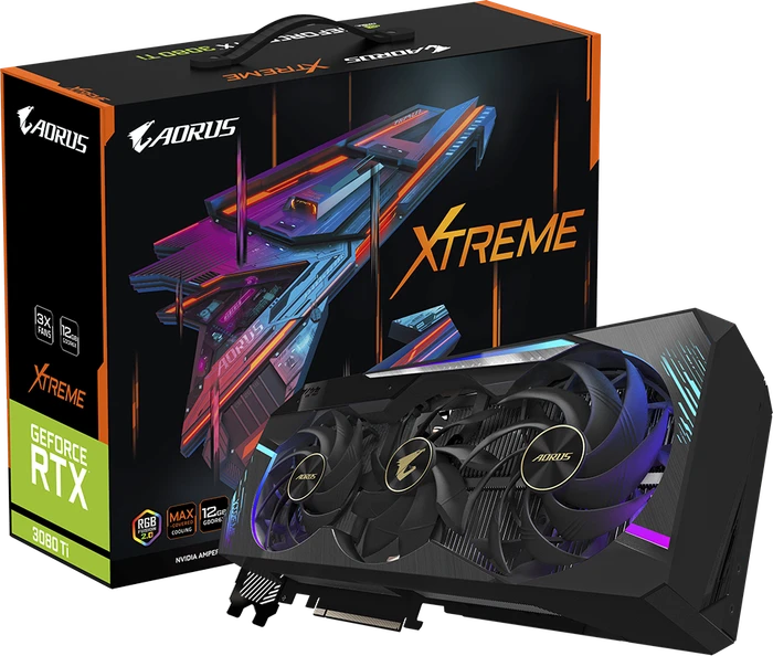 GIGABYTE AORUS GeForce RTX 3080 Ti Xtreme 12G, 12GB GDDR6X, 3x HDMI, 3x DP