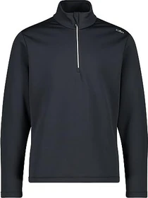 CMP Fleece Stretch Performance Funktionsshirt langarm antracite/bianco (Herren)