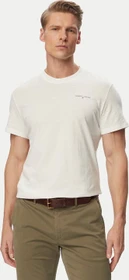 Tommy Hilfiger Slim Linear Chest T-Shirt kurzarm ecru (Herren)