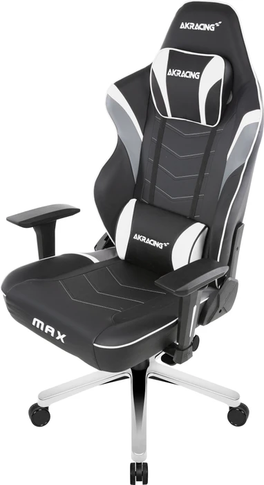 AKRacing Master Max Gamingstuhl, schwarz/grau/weiß