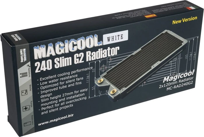 MagiCool 240 G2 Slim Radiator, weiß