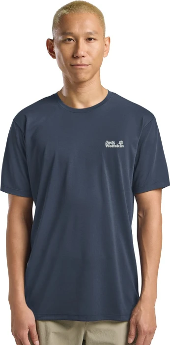 Jack Wolfskin Vonnan Graphic Funktionsshirt kurzarm outdoor midnight sky (Herren)