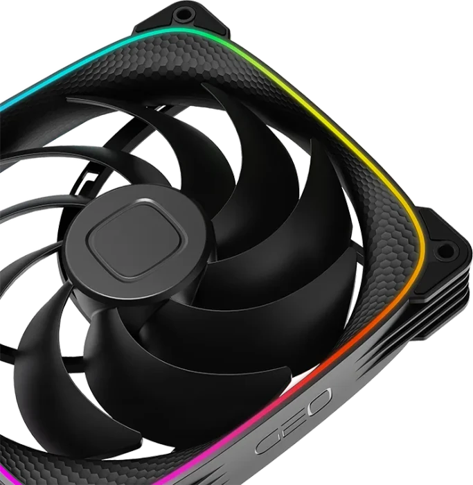 Geometric Future Squama 2503-14B, schwarz, 140mm, 3er-Pack