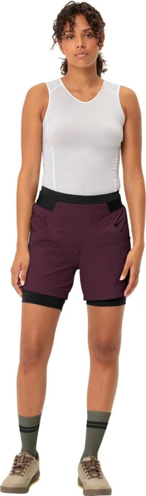Vaude Altissimi II Fahrradhose kurz cassis (Damen)