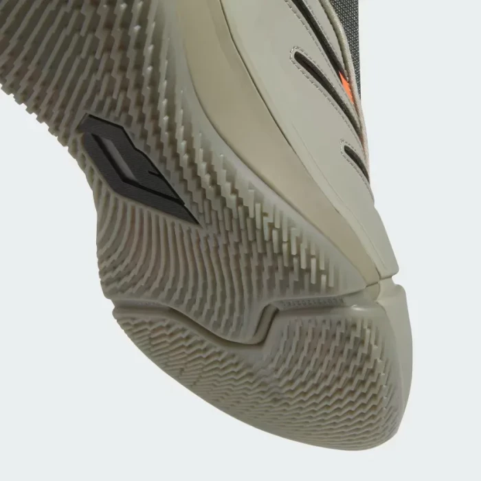 adidas Dame 9 silver pebble/legend ivy/impact orange
