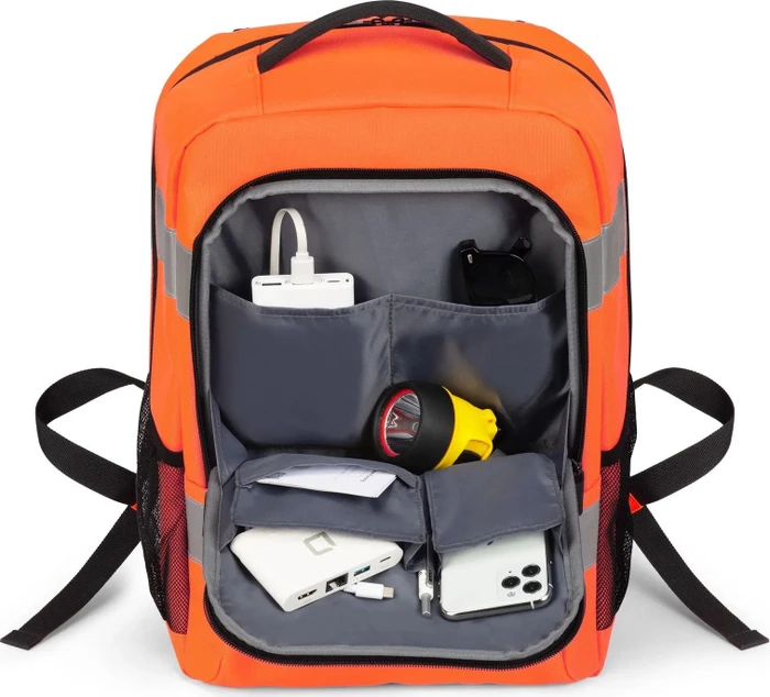 Dicota HI-VIS Base Laptop-Rucksack, orange