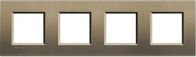 Bticino Livinglight Abdeckrahmen 4-fach, square