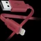 Hama Lade-/Datenkabel Flat USB-A/Lightning 1.0m rot Vorschaubild